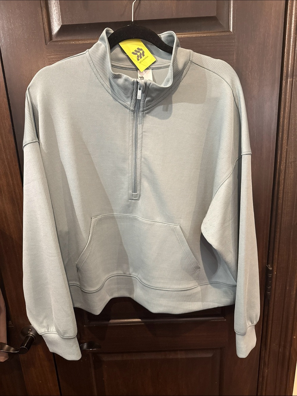 all in motion Light Sage Half-Zip Pullover